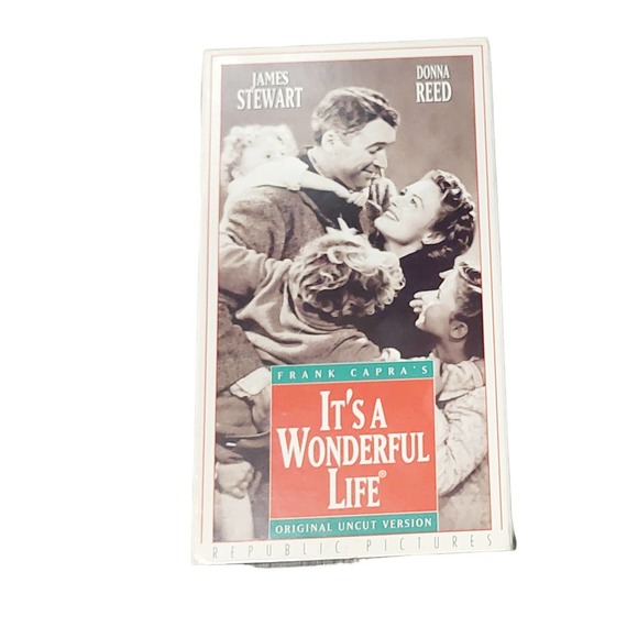 VHS Media Its A Wonderful Life Vhs 200 Original Uncut Version Poshmark